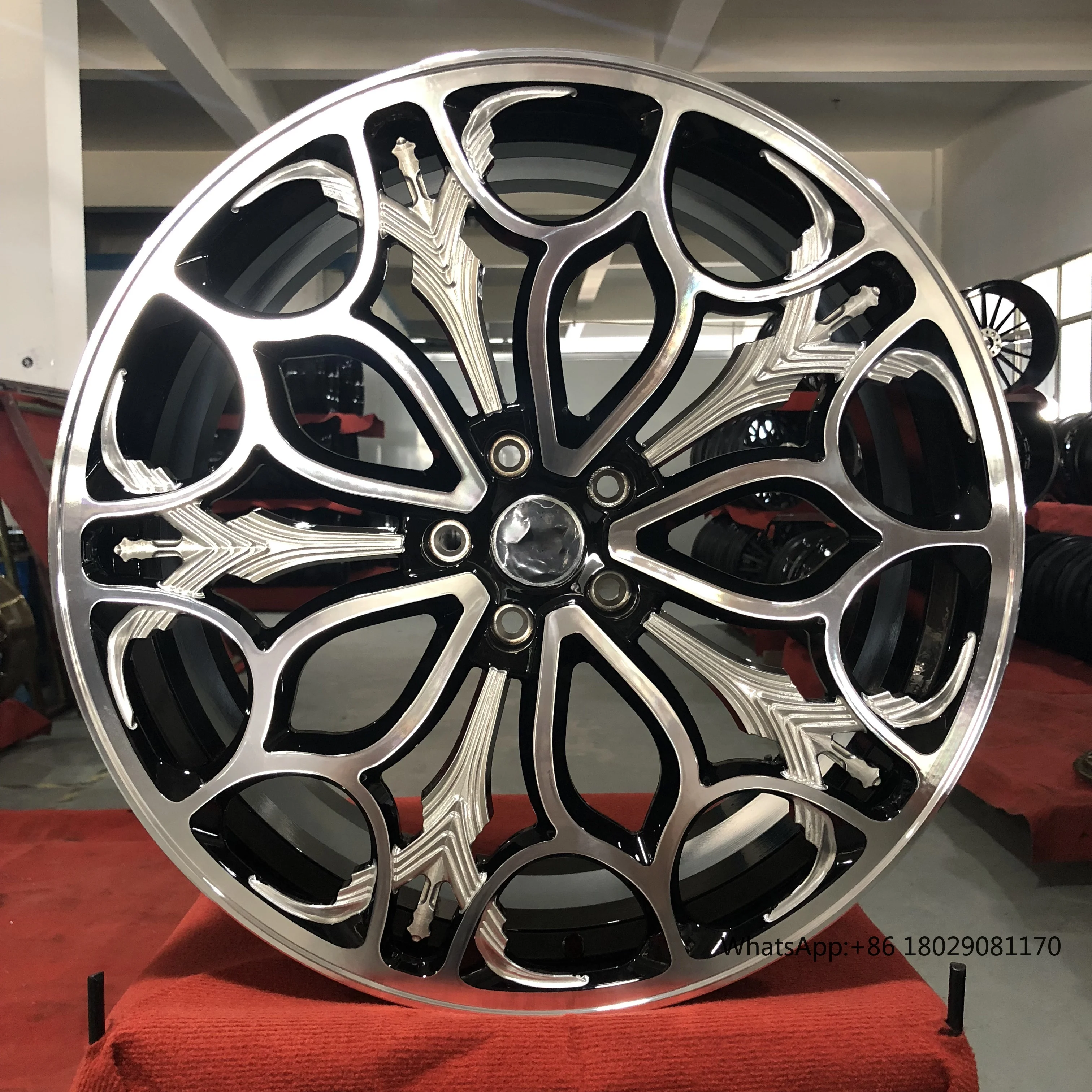 

Luxury Custom rims Silver Finish 5 Holes 5X112 5X114.3 alloy forged wheels For Land Rover BMW BEN Audi