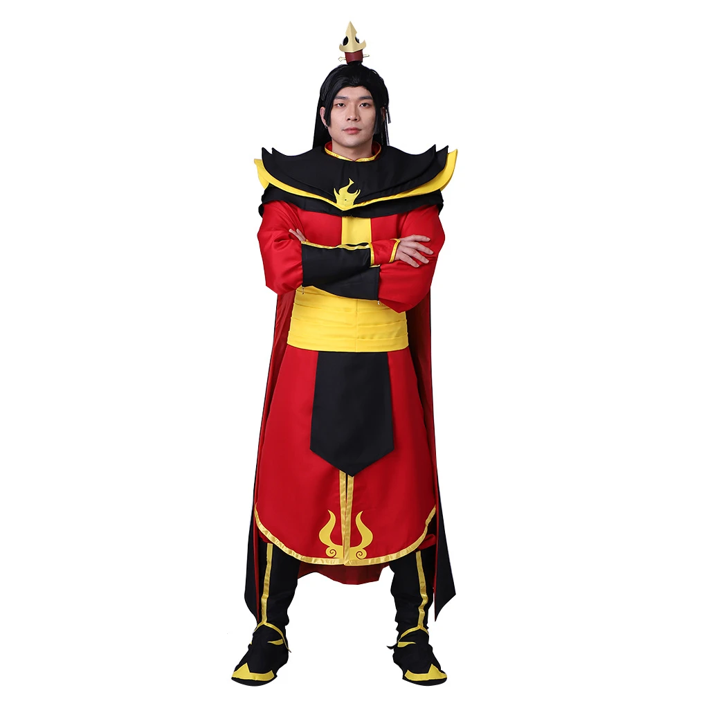 Anime Zuko Azula Cosplay Costume Prince Outfit Zuko Avatar Prince Fire Uniform For Men Halloween Costume