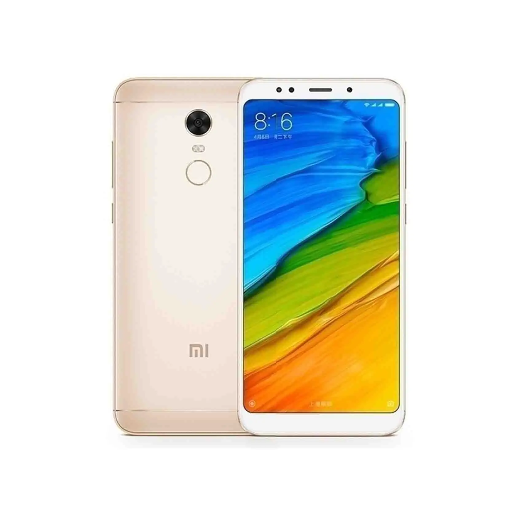 هاتف Xiaomi Redmi 5 plus الذكي بقدرة 4000 مللي أمبير في الساعة وبطارية مزدوجة الشريحة للتعرف على بصمات الأصابع Snapdragon 625 هاتف مستعمل