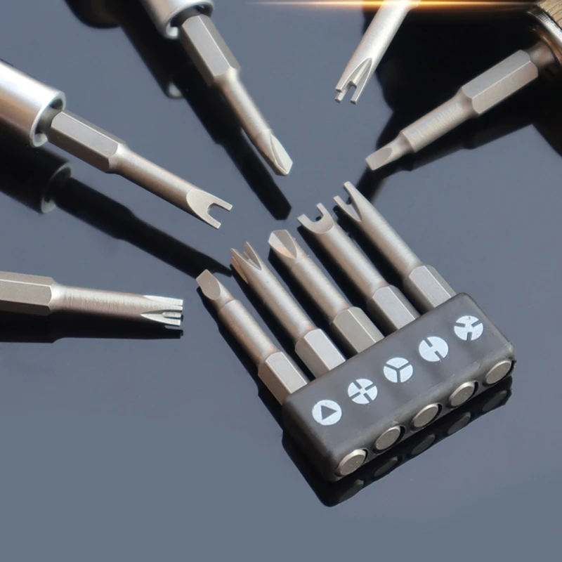 5x Special-shaped Screwdriver Set Inner Three-points U-shaped Y Shape Socket Screwdriver Bit Tool