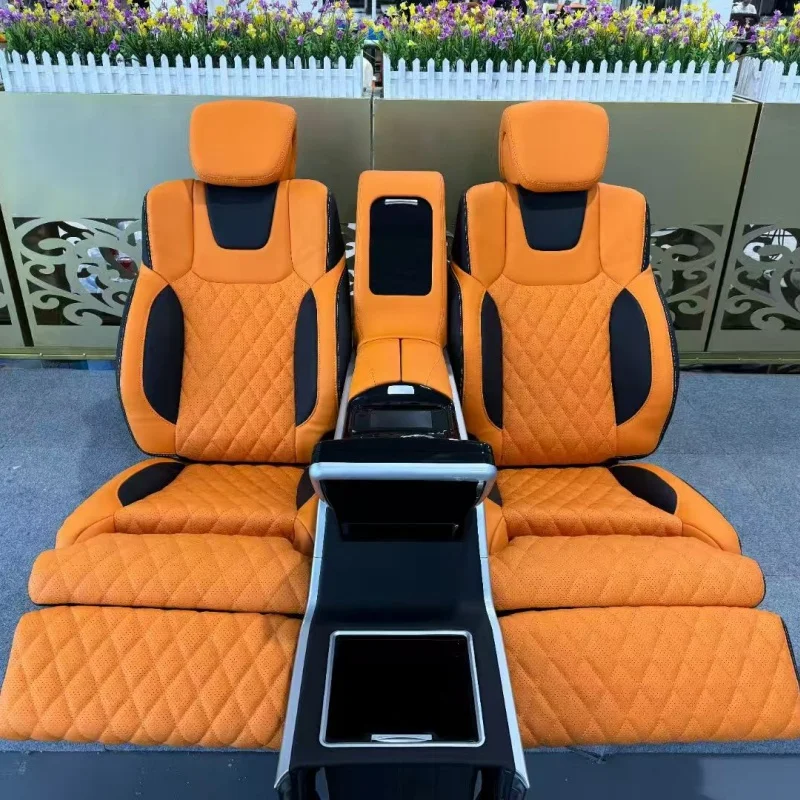 2025 New Suv Accessories Luxury Car Seat Vip Back Seat With Car Refrigerator For Cadillac Lexus Gx470