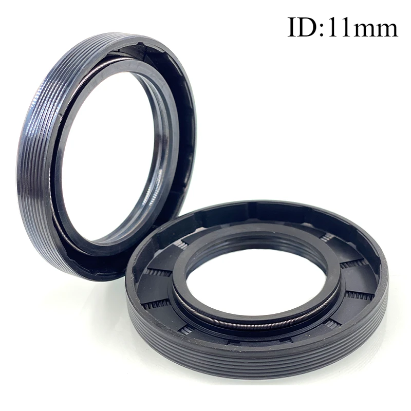 TC Type NBR Oil Seal, Rotary Shaft Seal with Metal Casing & Garter Spring, Sizes: 11×16×5, 11×17×3, 11×17×4, 11×17×5, 11×18×4