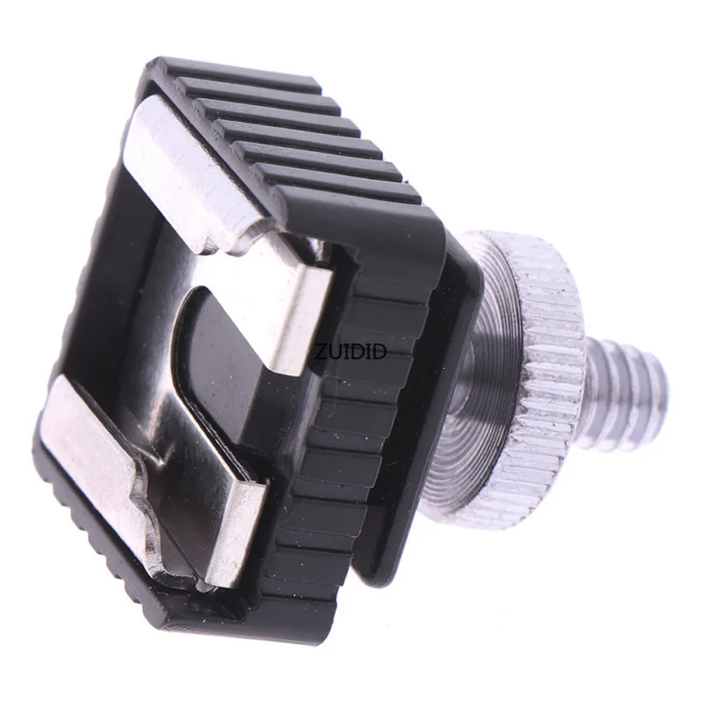 2/4PCS Flash Hot Shoe Mount Adapter Speedight Flash Cold Hot Shoe Bracket Mount Adapter 1/4