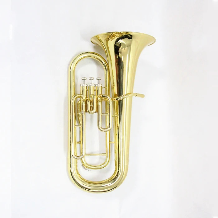 FEU 200 Gold Lacquer Colored Cheap Euphonium Horn