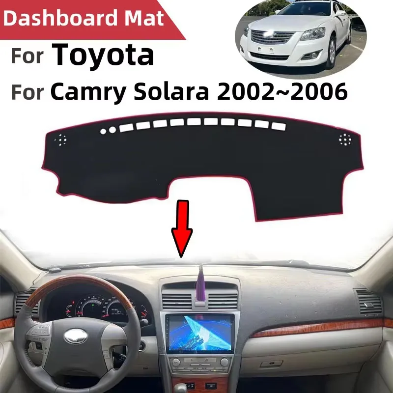 

Car Dashboard Cover Dash Mat for Toyota Camry Solara 2002 2003 2004 2005 2006 Non-slip Right Sun Shade Carpet Pad Accessories.