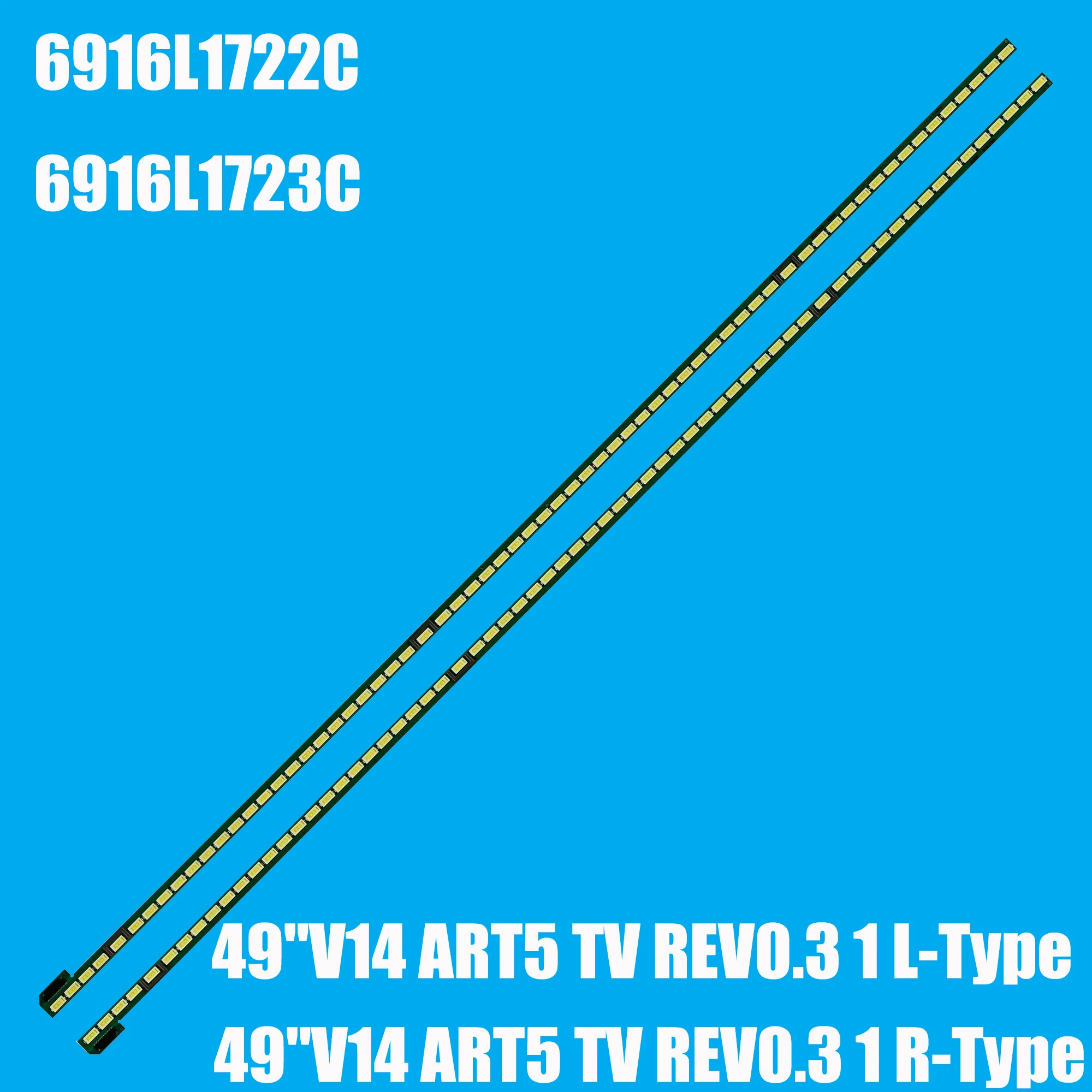 

1/5/10 kit LED backlight for 49UB850V 49UF695V 49UB830V 6922L0128A 6916L1722C 6916L1723C 6916L1722A 6916L1723A 49UB8250 49UB8270