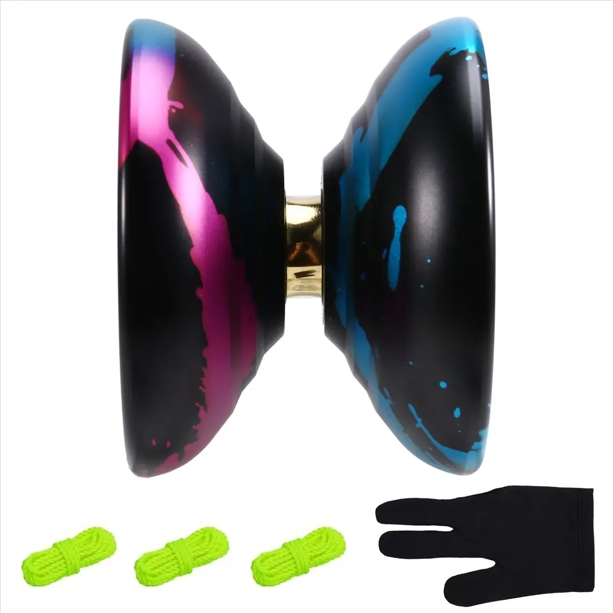 L79A  Professional Butterfly Yoyo with Bearing High-Speed Classic Toy for Advanced Player Kids Beginner Color - view 3