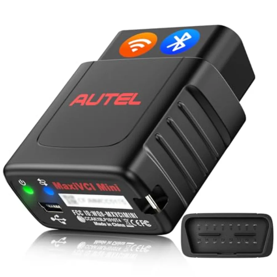 

2025 Wireless Vehicle Diagnostic Interface with OBD2 Adapter Connector for Comprehensive Automotive Repair and Maintenance Comp