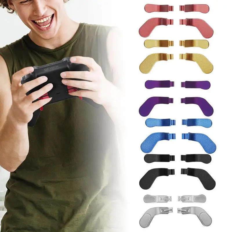 Metal Paddles For Elite Controller Paddles Hair Trigger Locks Replacement Parts For Elite 2 Controller 4PCS