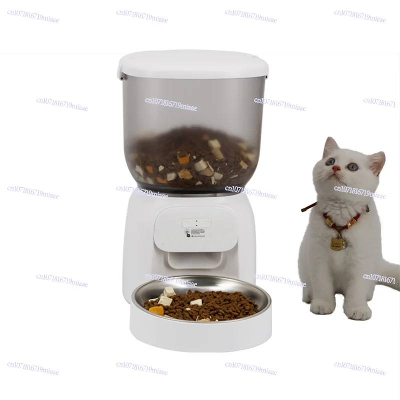 Pet feeder cat timing quantitative cat food dog food feeding self-service machine feeding utensils control intelligence