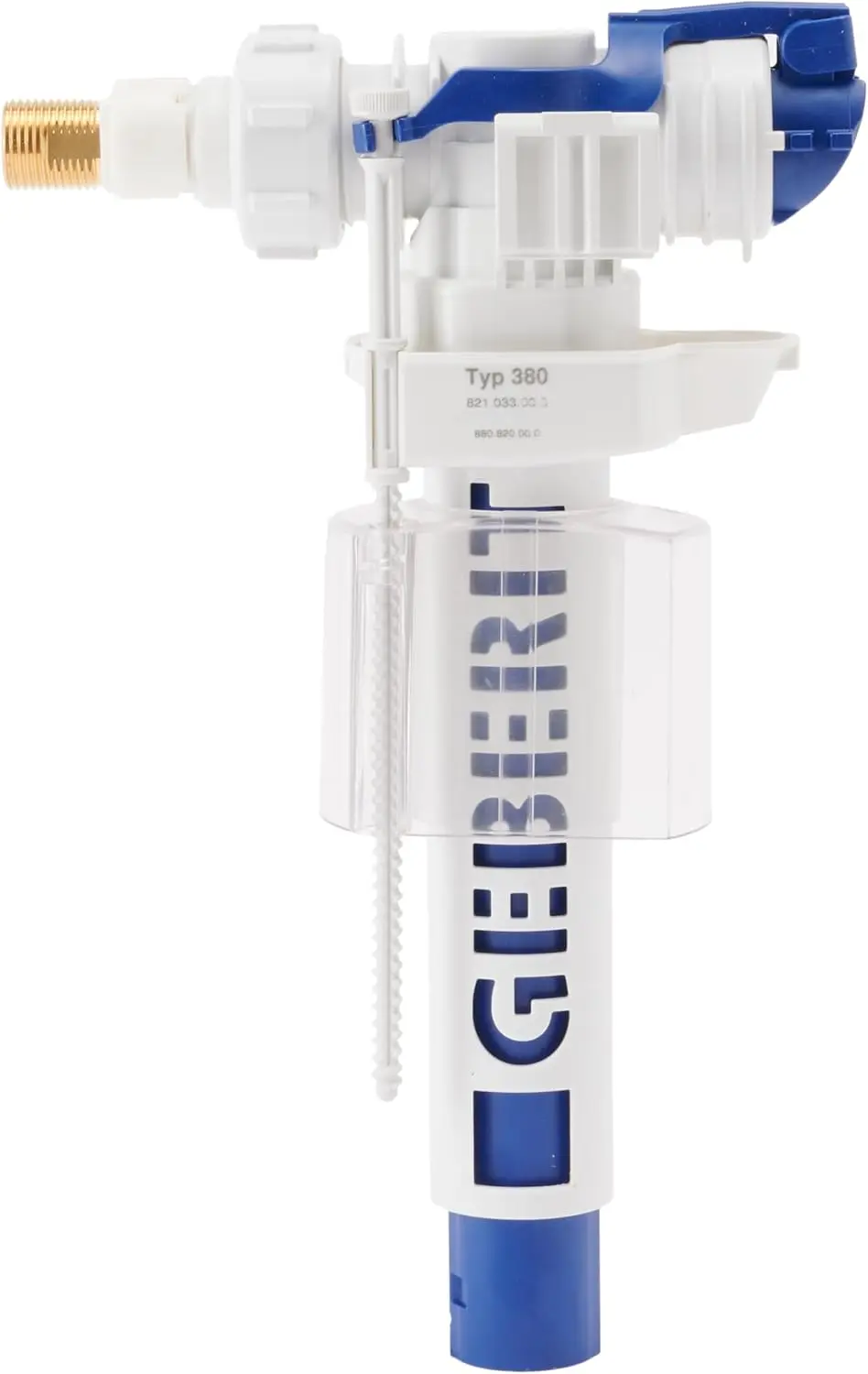 

8-Inch Brass Fill Valve with Lateral Water Supply Connection for Toilet Tanks