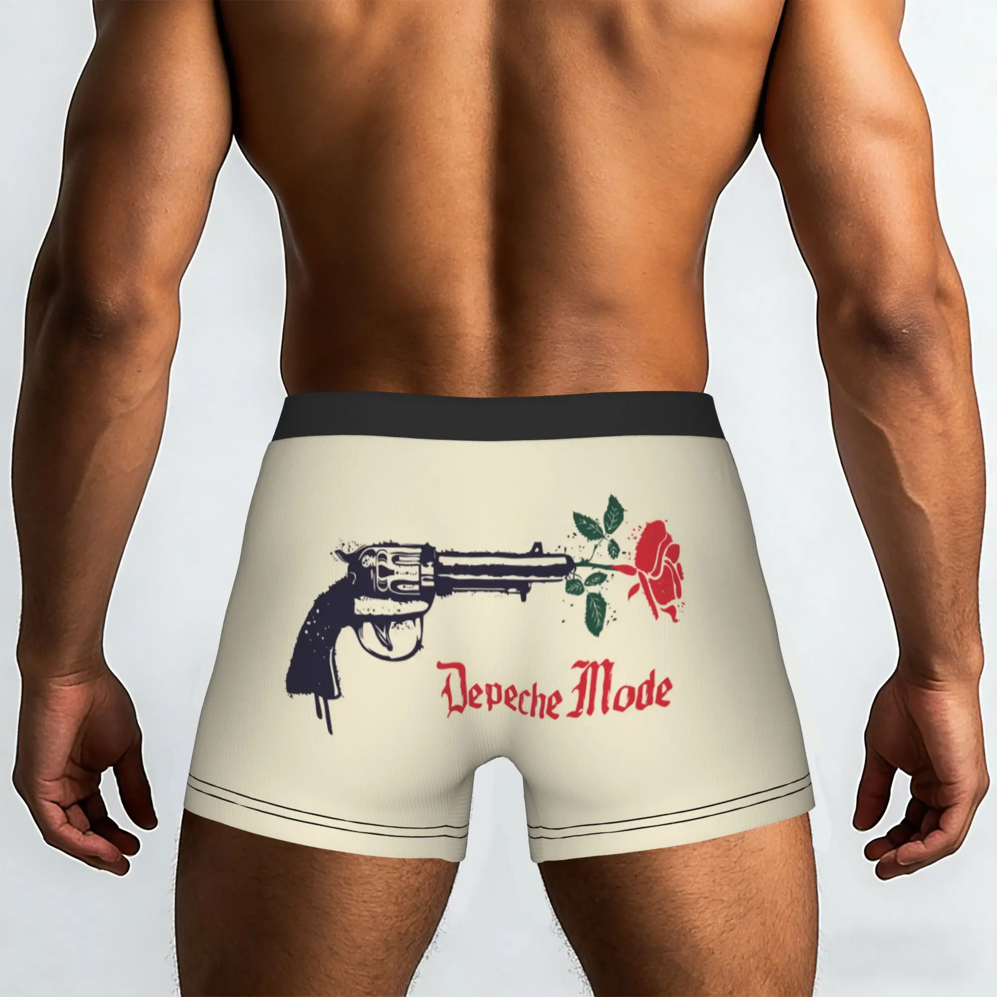 Customized Male Cool D-Depeche Cool Mode Electronic Rock Underwear  Boxer Briefs Stretch Shorts Panties Underpants