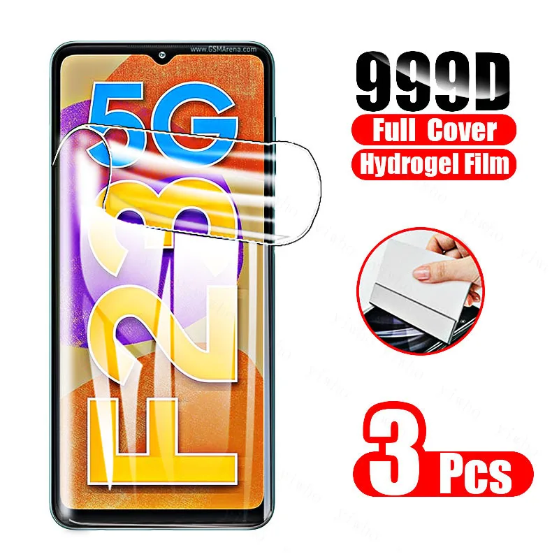 6-in-1 Safety Hydrogel Film for Samsung Galaxy F23 M32 M22 Screen Protectors Camera Lens on Samsumg M 32 22 F 23 Water Gel Film