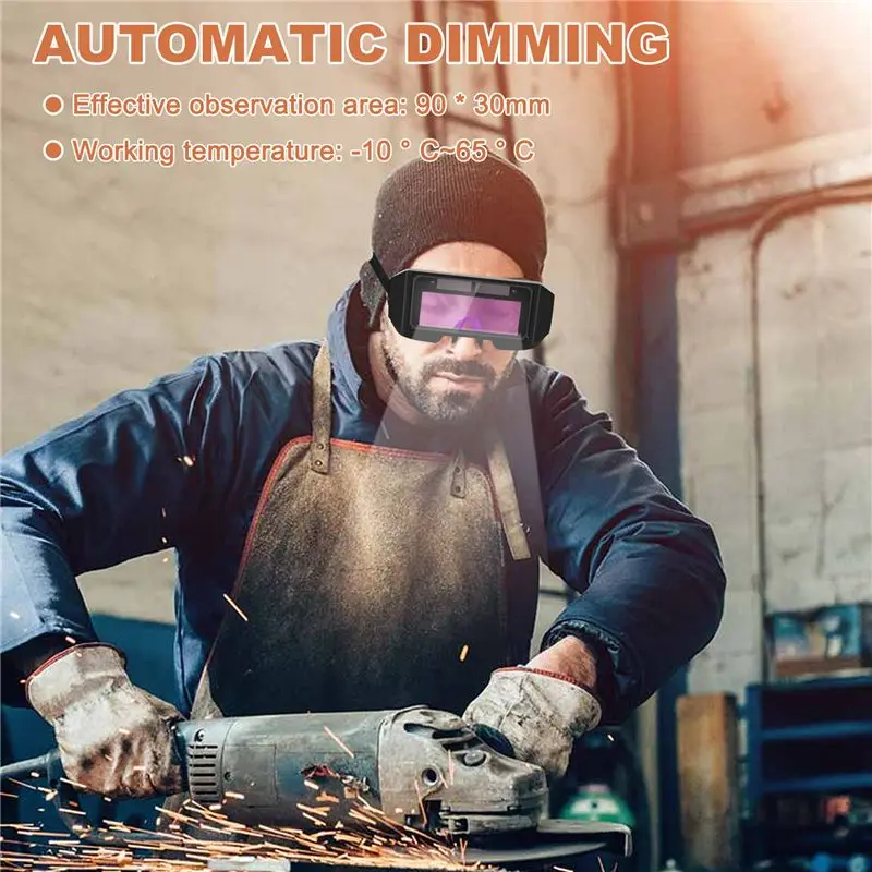Multifunction Auto Darkening Welding Helmet Durable Automatic Light Change Anti-Glare Eyes Shied Goggle Glasses Masks Autos Shad