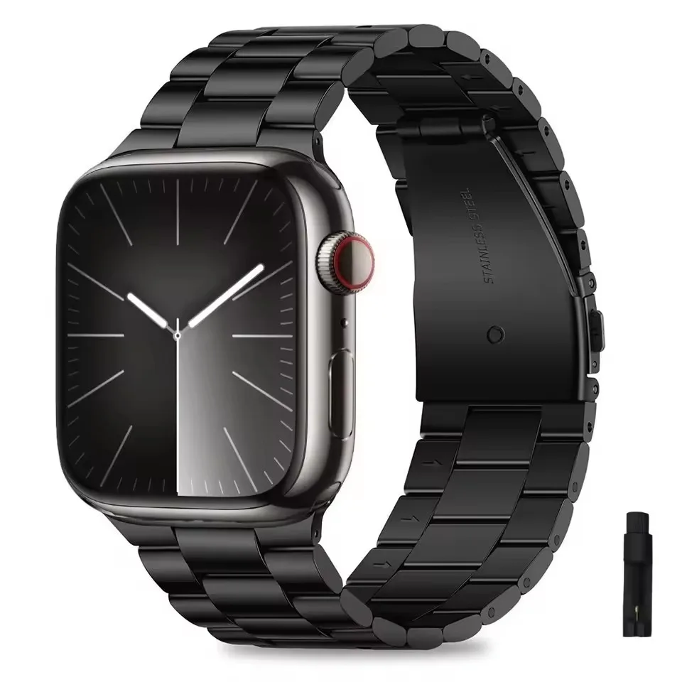 Metallarmband für Apple Watch Ultra 49 mm 9 8 7 45 mm 41 mm Edelstahlarmband für IWatch 6 5 SE 3 44 mm 42 mm 38 mm Uhrenarmband
