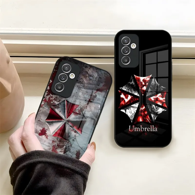 

Umbrella Corporation Phone Case Tempered Glass For Samsung S22 S23 S21 S30 S20 S9 S10E Note 20 10 Ultra Pro Plus Cover