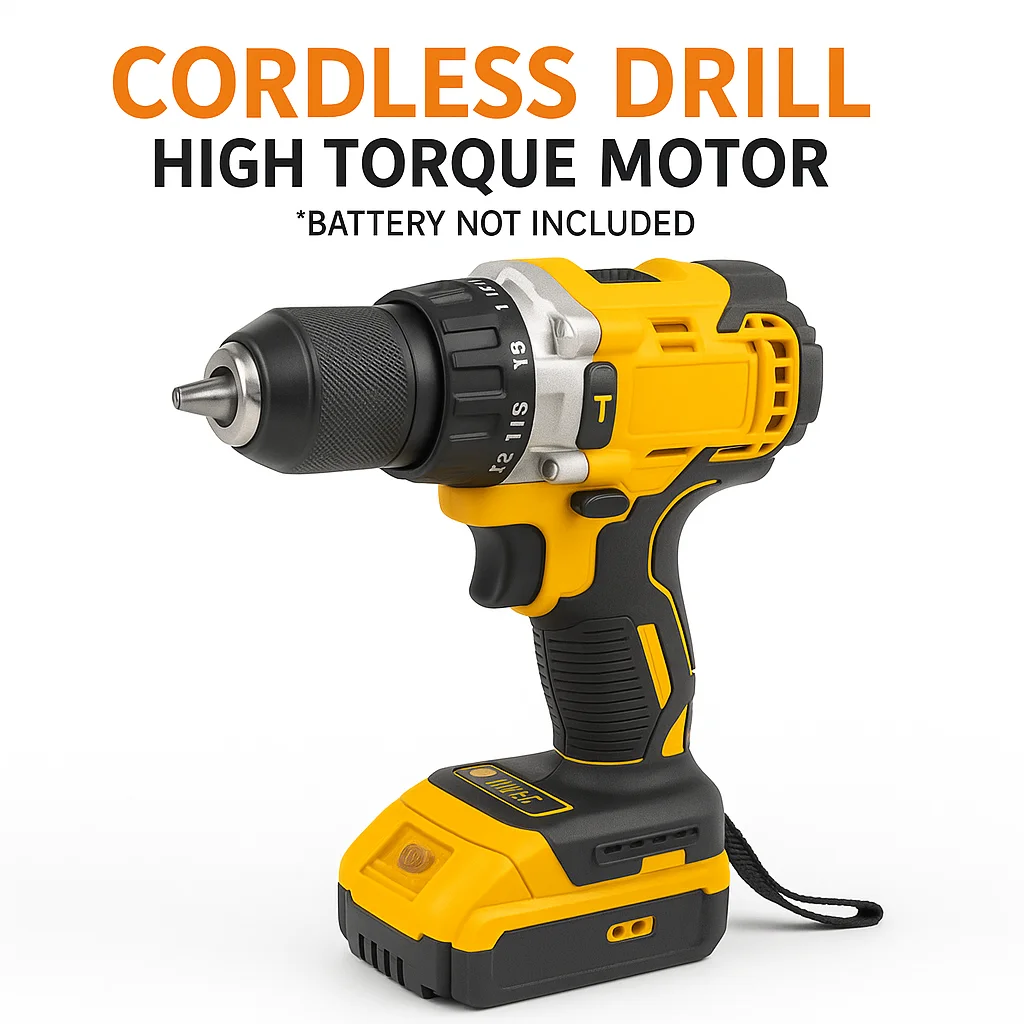 

NEW Lithium Battery 20V RechargeableBrushless Compact ElectricScrewdriver replaceable Hand Drill Impact Drill DCD805 for DCB206✨