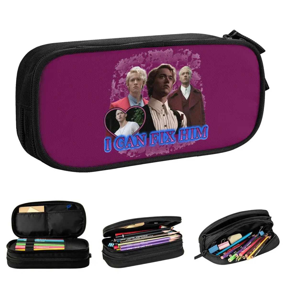 I Can Fix Him Coriolanus Snow Movie Sweat Pencil Case Fun Pen Bag Student Large Storage Students School Gift Pencilcases