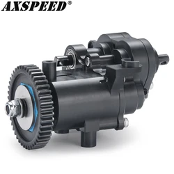 AXSPEED Metal Gearbox Transmission Case Gears for TRX4 TRX6 1/10 RC Crawler Car Upgrade Parts