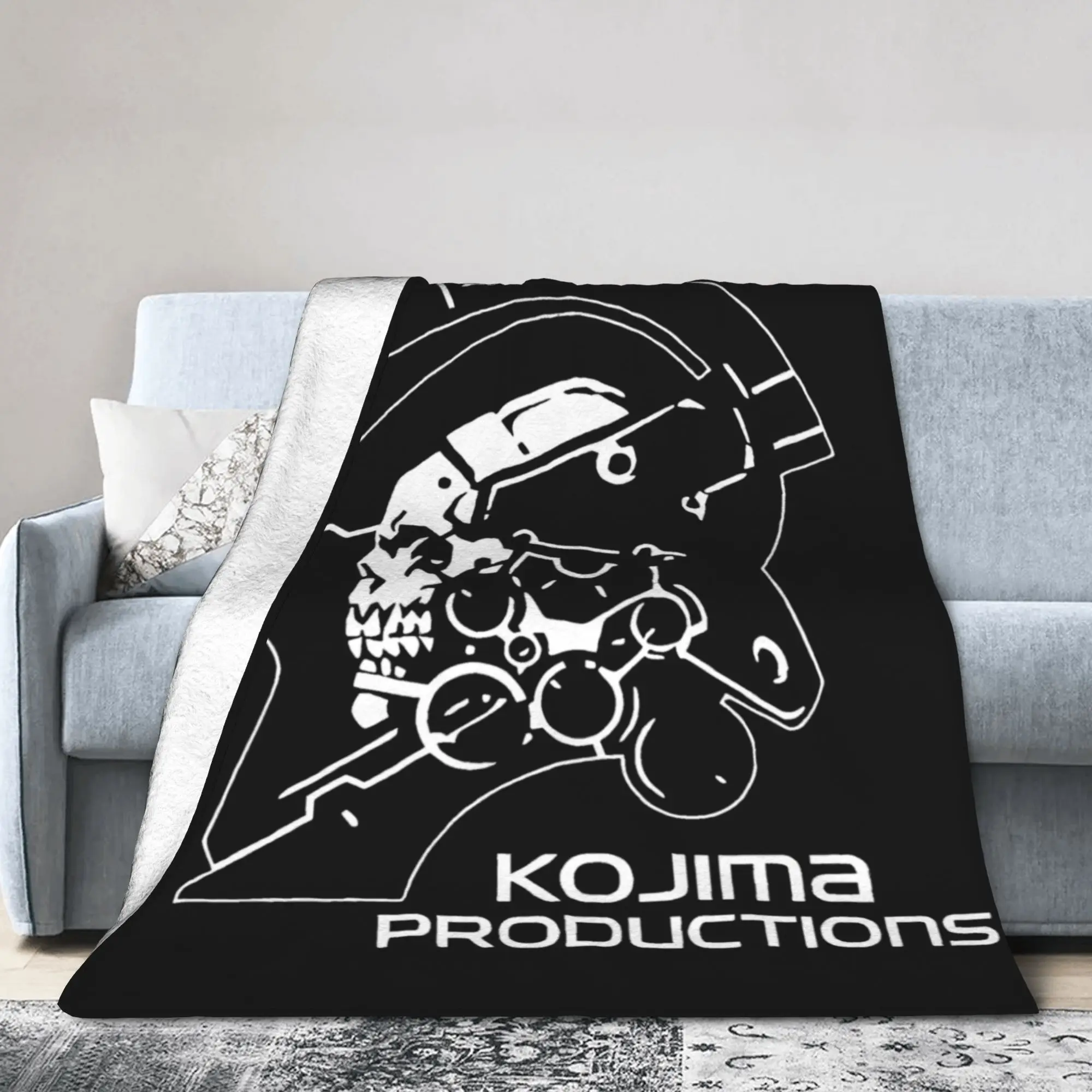 Metal Gear Solid Death Stranding Blanket MGS Game Gaming Fleece Vintage Warm Throw Blanket for Home  Winter