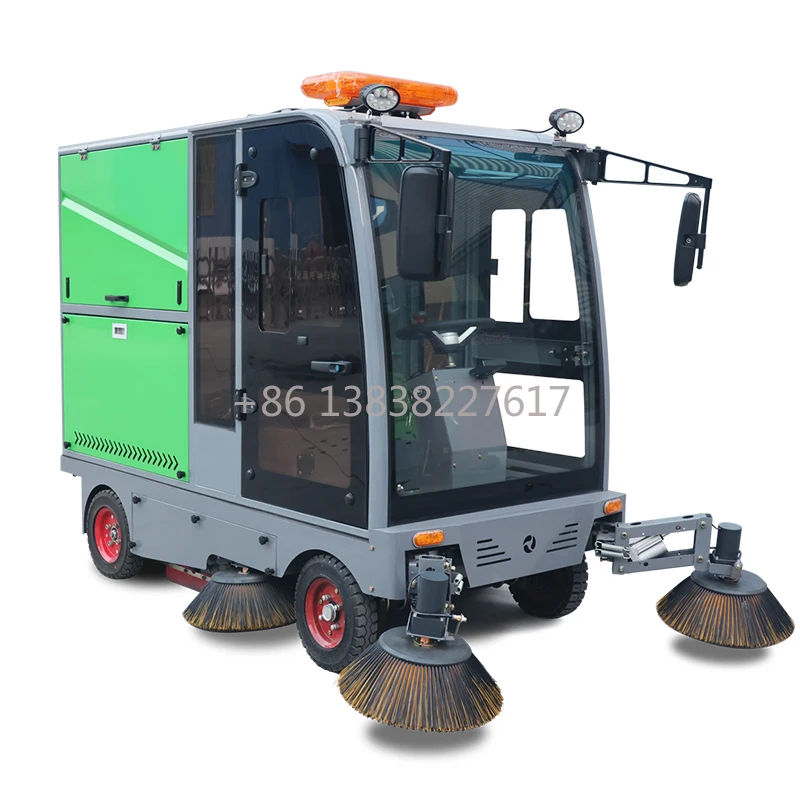 Wear-resistant High Density Nylon Side Brush Sweeping Machine Streets Industrial Outdoor Floor Sweeper Close To Ground