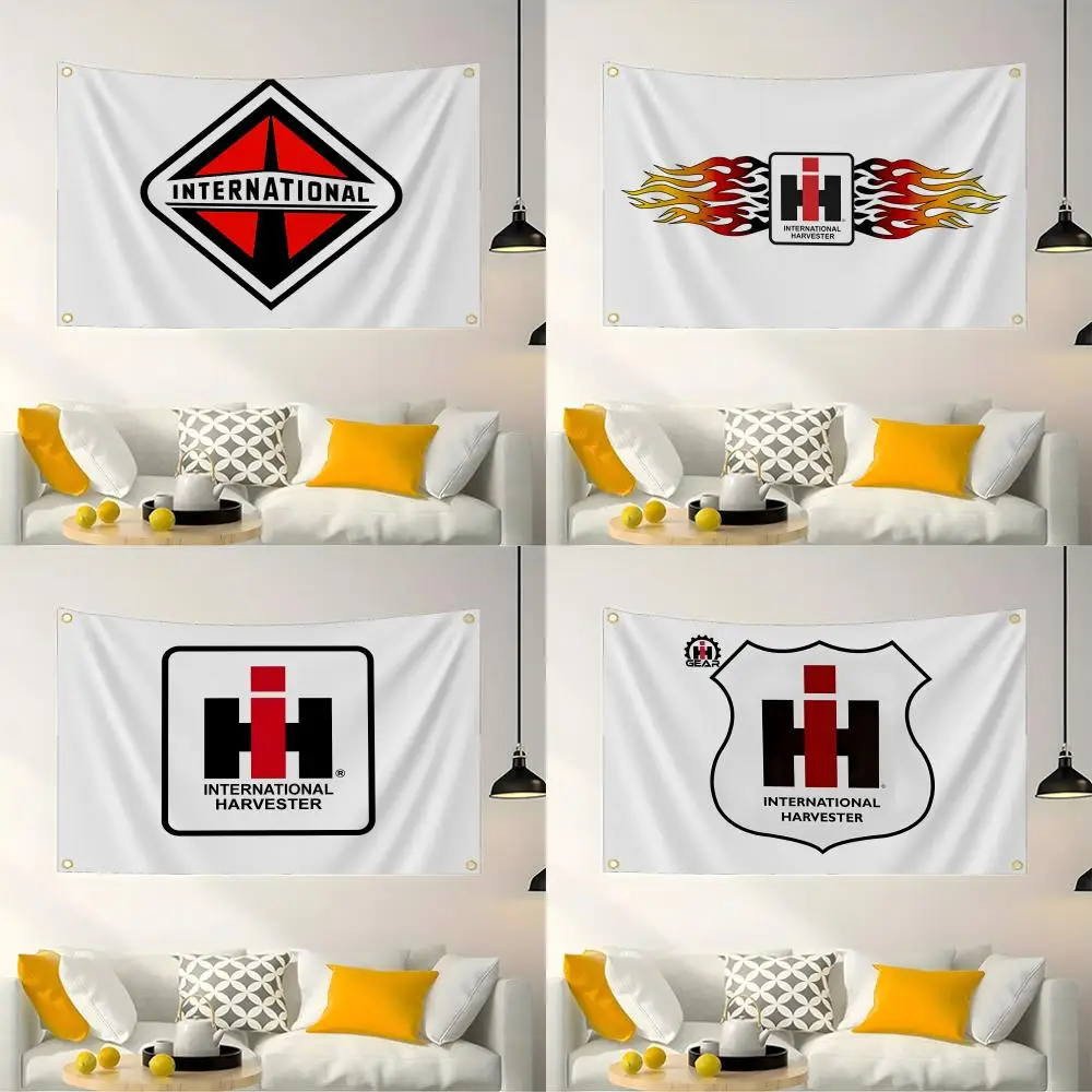 I-International Harvester Flags Indoor and outdoor decorative flags, custom furniture, wall and garden decorations