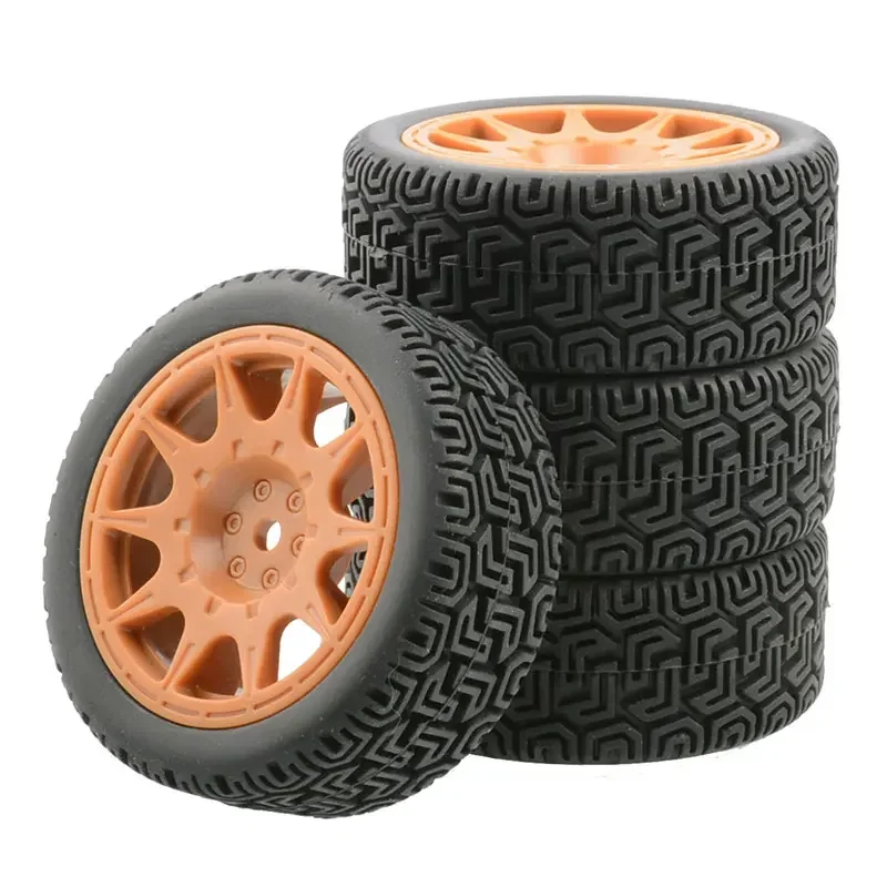 

4pcs RC Car 66mm Rubber Tires for WLtoys 144001 and 1/18 1/16 1/10 RC Buggy Crawler on/Off Road Car Spare Parts Replacements