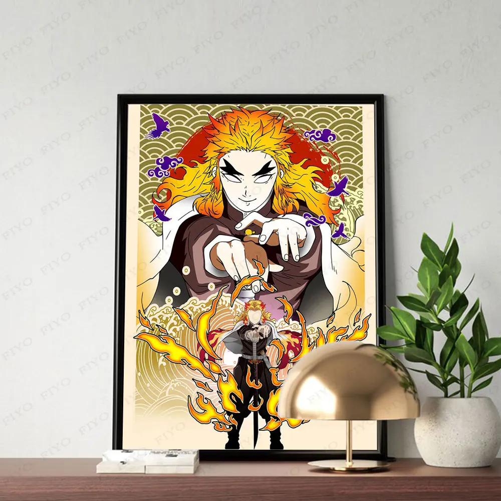 5D Diamond Painting Japanese Anime Characters Demon Slayer Diamond Embroidery Cross Stitch Kits Mosaic Drill Home Decor Gifts