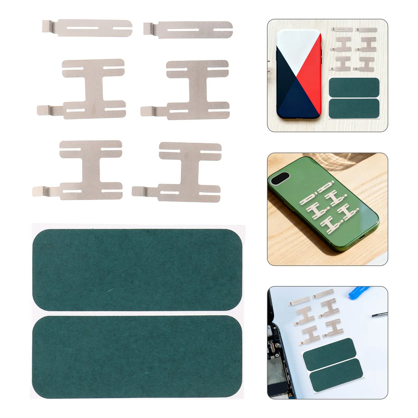 20Sets Battery Replacement Kit Nickel Strips for Spot Welding DIY Repair Tool Battery Installation Kit for Electronics Rc Cars