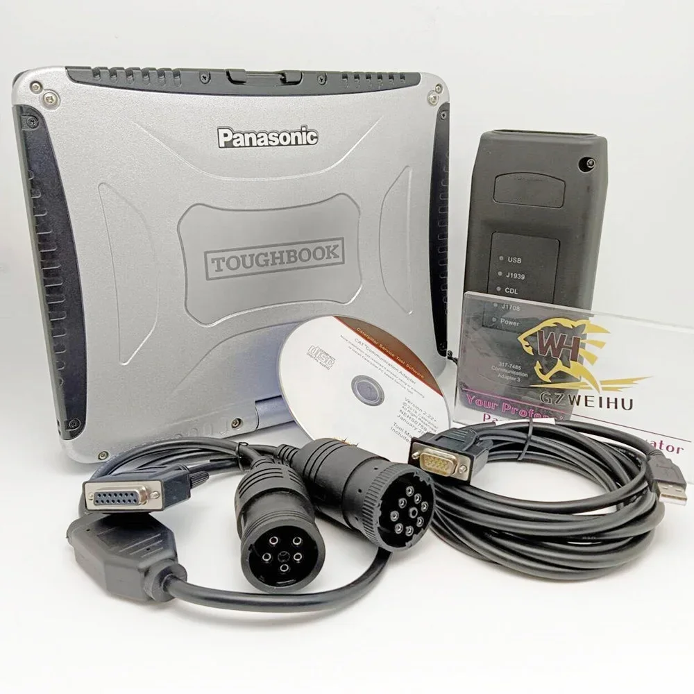 Adaptador de comunicação Cat 3 Caterpillar Et Adaptador 3 e Ferramenta de diagnóstico de software Sis com laptop