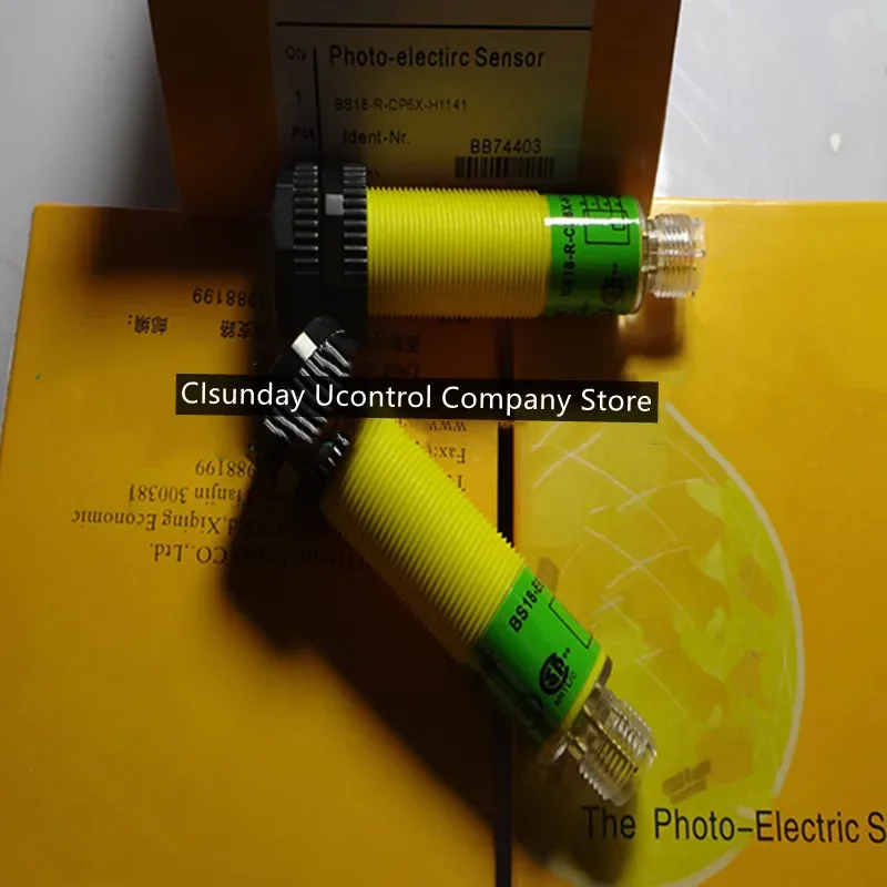 

2pcs New Photoelectric switch sensor BS18-R-CN6X-H1141 BS18-R-CP6X-H1141