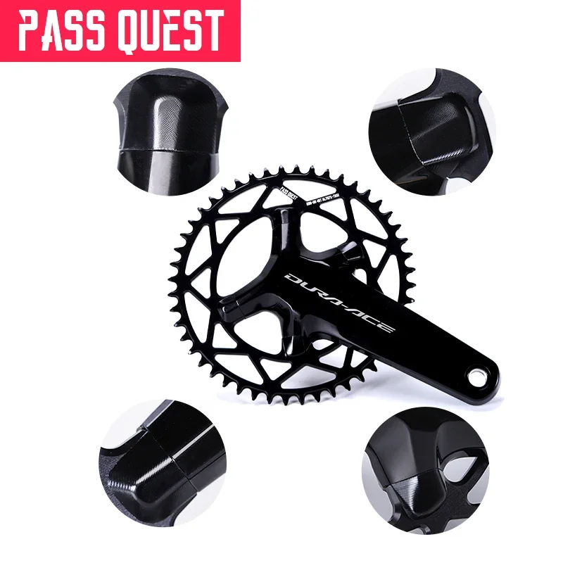 PASS QUEST double chainring 2X bolt modification cap suitable for R7000 R8000 R9100 DU R8100 UT R9200 crank bike screw