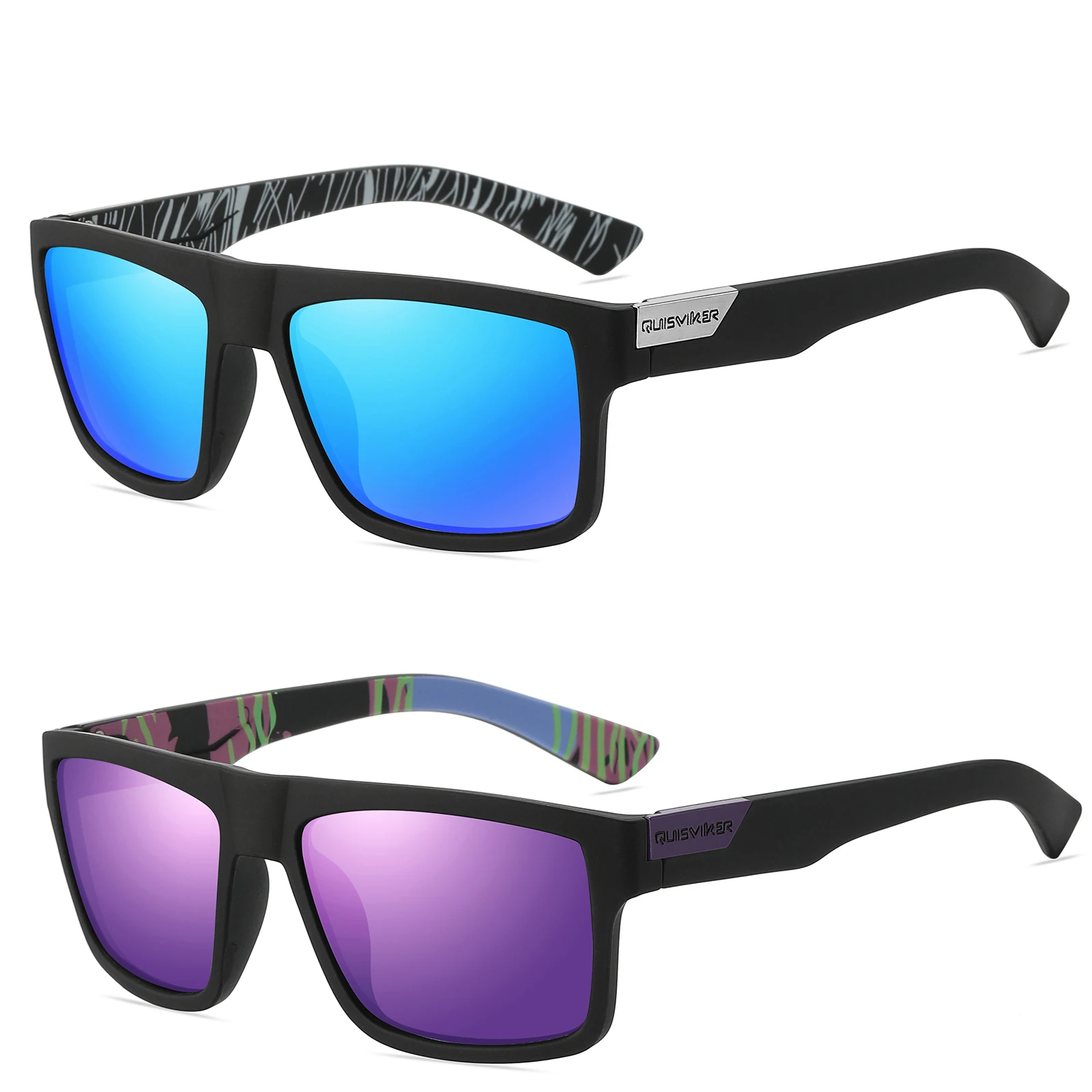 Guisviker 2 Paare pro Los polarisierte Sonnenbrille Männer Frauen Sonnenbrille Mode Brillen Angel brille ohne Box