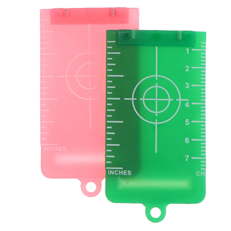 10*7cm Target Plate Laser Target Card Plate Reflective Magnetic Plate Laser Target Plastic For Green Red Lase Level