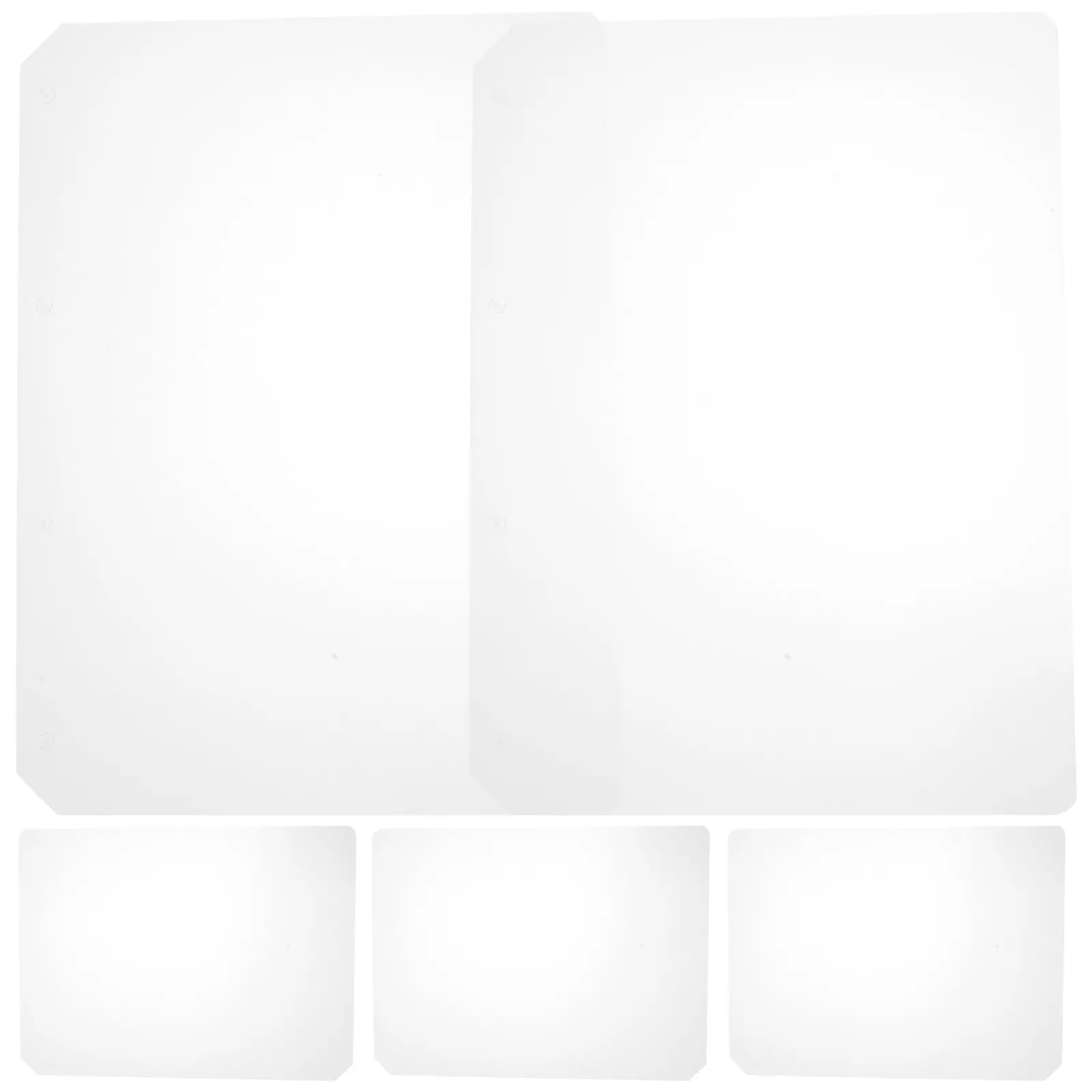 

5Pcs A4 Binder Dividers PP Tab Dividers with Writeable Tabs for Notebooks Journals Planners Reports Indexing Organization