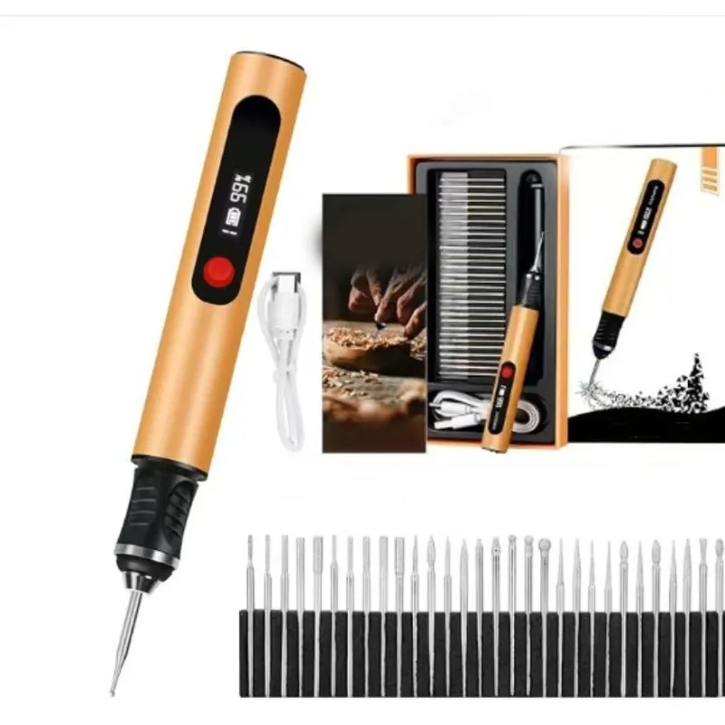 

A008 Мини-электрический для нефрита, резьбы по камню, полировальная ручка, портативный гравировальный инструмент для дизайна ногтей, полировальная головка для ногтей