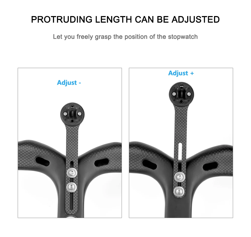 CYDY Carbon 3K Garmin Halterung Edge 130 200 Rennrad-Computerhalterung Wahoo Bryton Rider 420 Fahrrad-Lichtclip Kamera-Halterung – Detail 10
