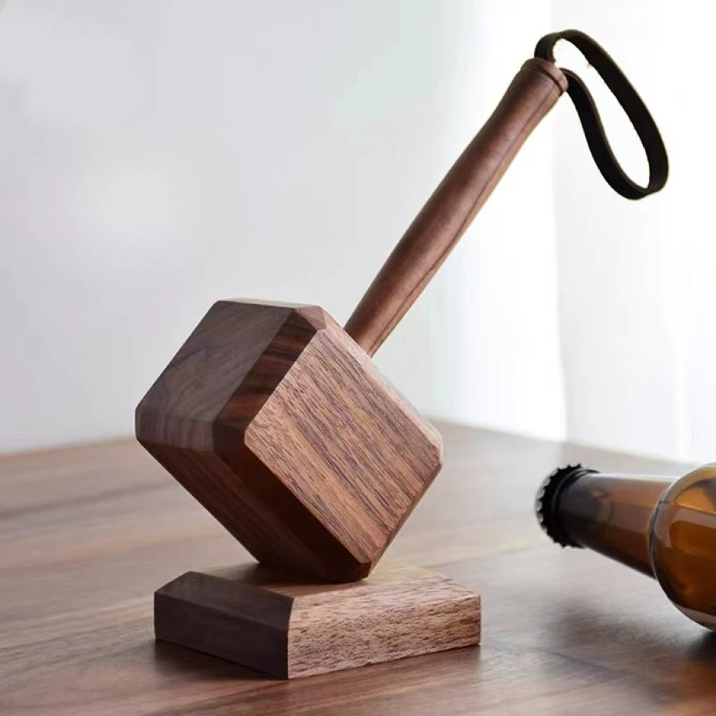 

Открывалка для бутылок, бытовая отвертка для пива, деревянный молоток, открывалка для бутылок, магнитные креативные украшения для дома, открывалка для консервных банок, аксессуары для вина