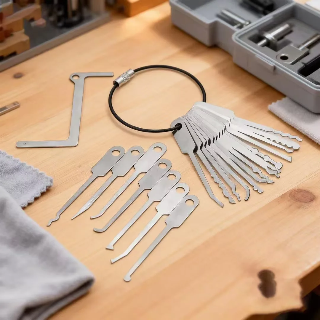 22IN1 Full Set Universal Wrench Suitable Tool Portable Tool for Unlocking Doors Use Opening Doors When Keys Are Forgotten