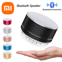 Xiaomi A10 Wireless Blue Tooth Speaker Small Steel Gun Subwoofer Portable Mini Gift Card U Disk TF Outdoor HD Mic Stereo Sound