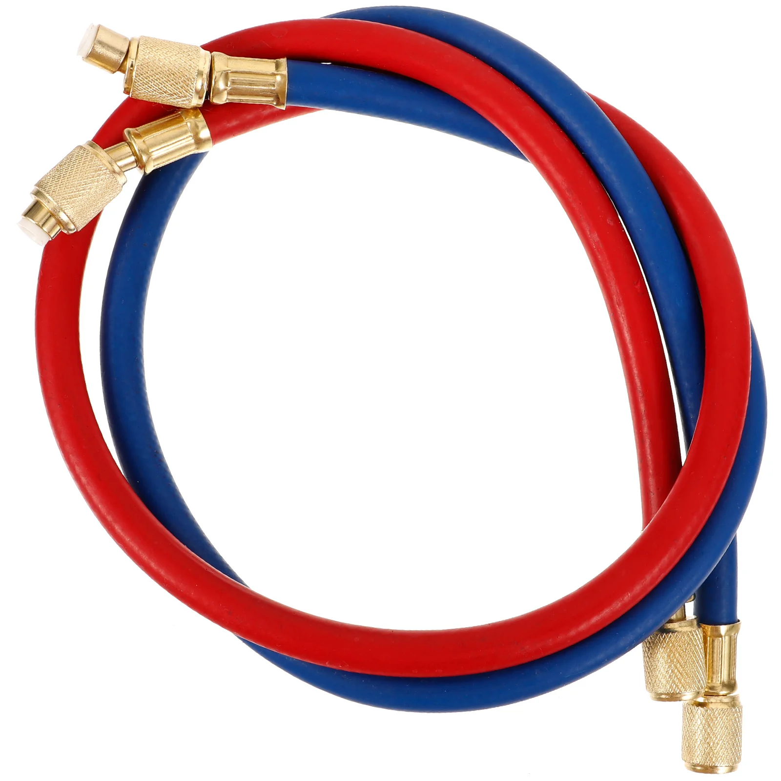 

2 Pcs Auto Repair Car Fluoride Tube Hose Refrigerant Ac Recharge Kit