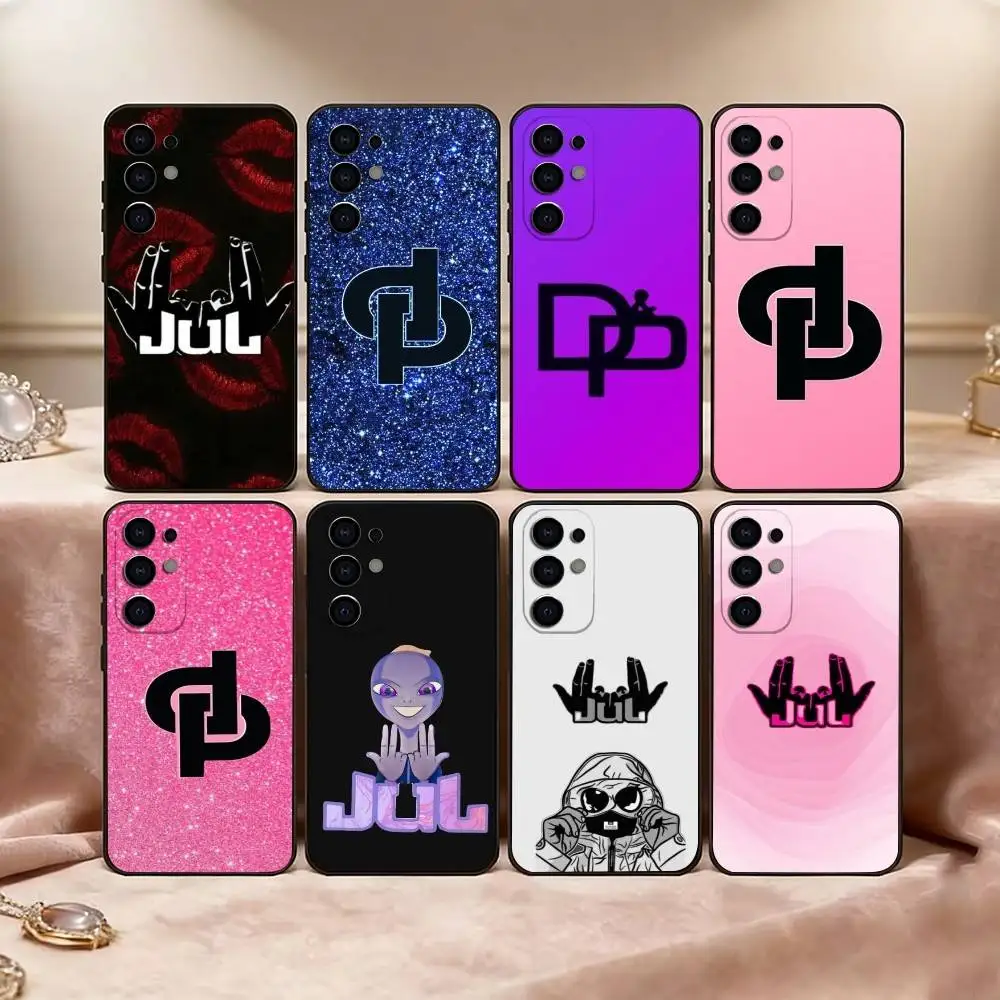 R-Rapper J-JUL Phone Case For Samsung S25,S24,S21,S22,S23,S30,Ultra,S20,Plus,Fe,Lite,Note,10,Black Cover
