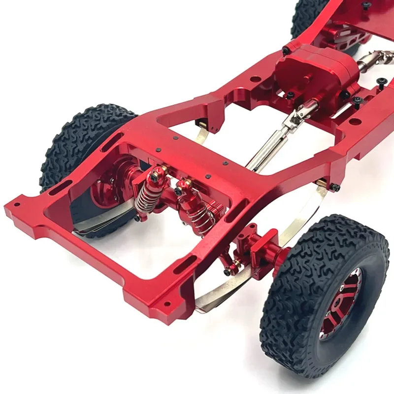 Tylna oś Stały element Amortyzator Sprężyna Płyta do MN82 LC79 Metalowy zestaw części do modernizacji RC Car OP Akcesoria Truck Buggy