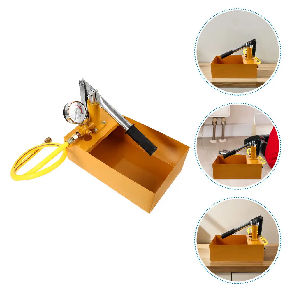 

Ручной насос для проверки давления для водопроводных труб PPR, гидравлический тестер трубопроводов с манометром, эффективный, стабильный, надежный, для ремонта дома