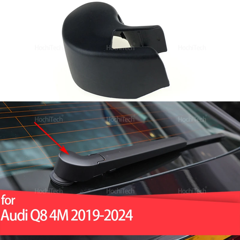 

Car Accessories Rear Windshield Washer Wiper Arm Nut Cap Cover for Audi Q8 4M 2019-2024 4G9955205 Tailgate Nut Protector