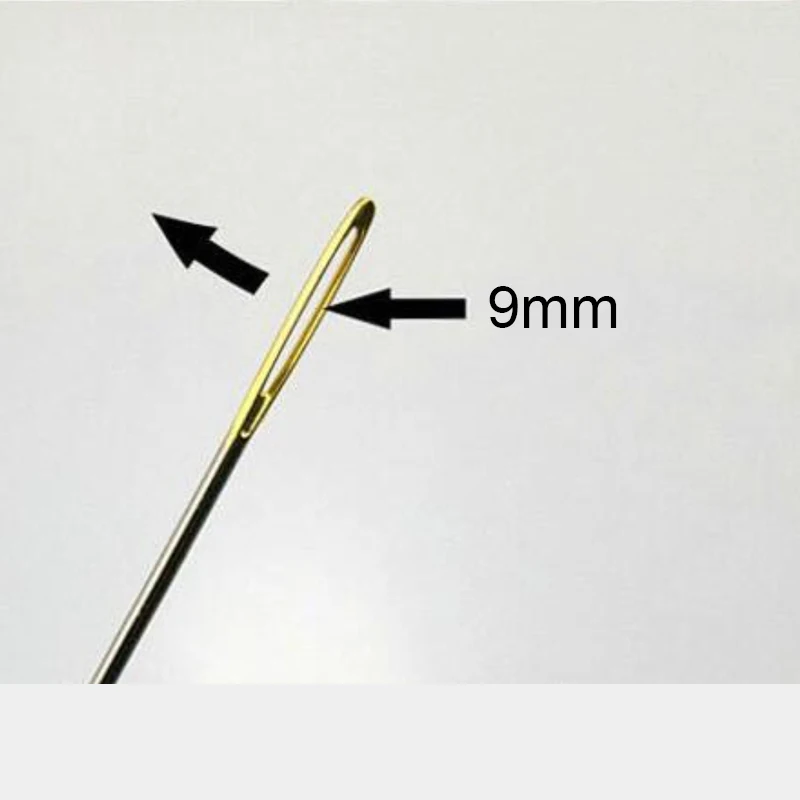 30pcs/box Big Eye Beading Needles Stainless Steel Jewelry Beading Tools Kit Set Lot For DIY Bracelet Findings Necklace Making