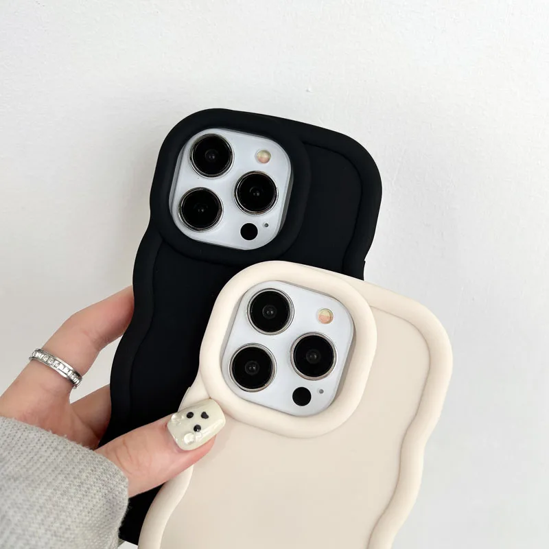 Fashion New Milk Case for iPhone 11 12 13 14 Plus 15 Pro Max Anti Knock Back Cover for iPhone 7 8 Plus X XR XS Max Fundas