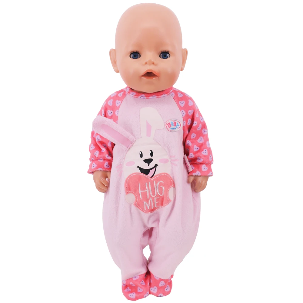 ตุ๊กตาเสื้อผ้าตุ๊กตาเด็กแรกเกิดชุดนอนลูกแมวยูนิคอร์นสำหรับเด็กผู้หญิงอายุ18นิ้วและ43ซม. ตุ๊กตาเด็กแรกเกิดของเล่นเด็กผู้หญิง