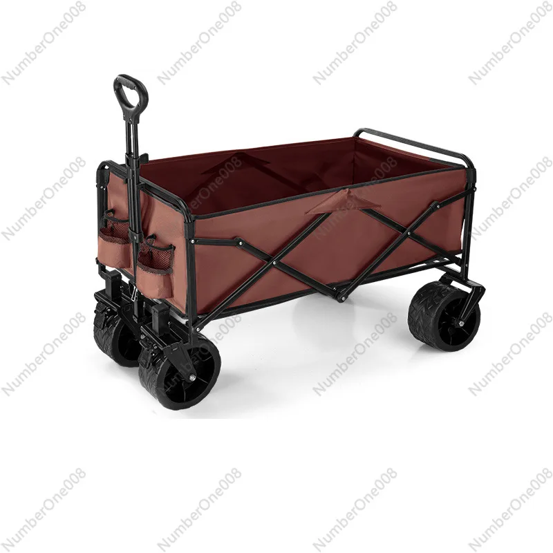 Outdoor Camping Trolley Children's Reclining Camper Car Gathers Off-road Wheels Camp Car Stall Folding Trolley