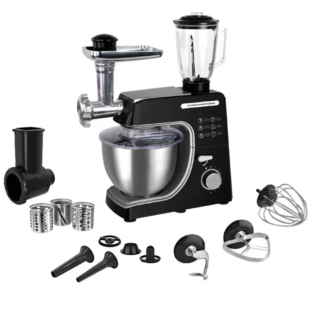 

1000w 8 Speed adjust Food Processor blender Dough Mixer Grinder Electric Kitchen Appliance